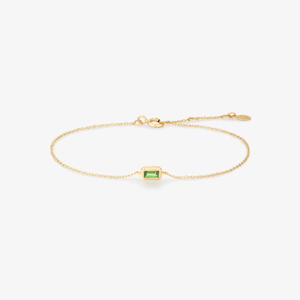 ASPEN | Tsavorite Bezel Bracelet