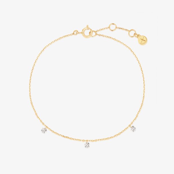 POISE | Triple Floating Diamond Bracelet