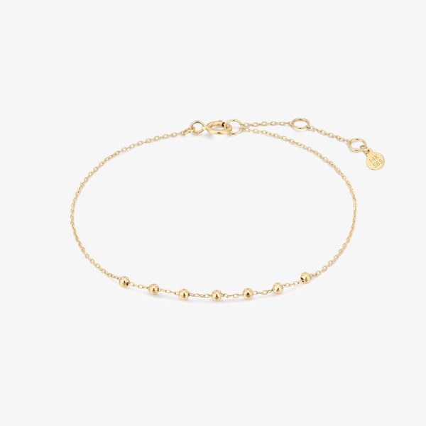 ASTER | 14kt Gold Beaded Bracelet