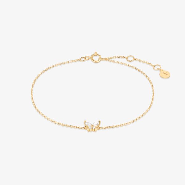 FIORELLA | Marquise Lab Grown Diamond Butterfly Bracelet