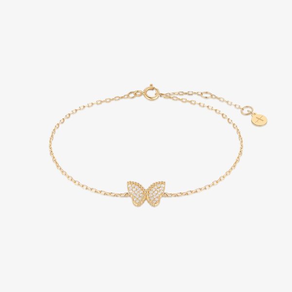 LILURA | Lab Grown Diamond Butterfly Bracelet