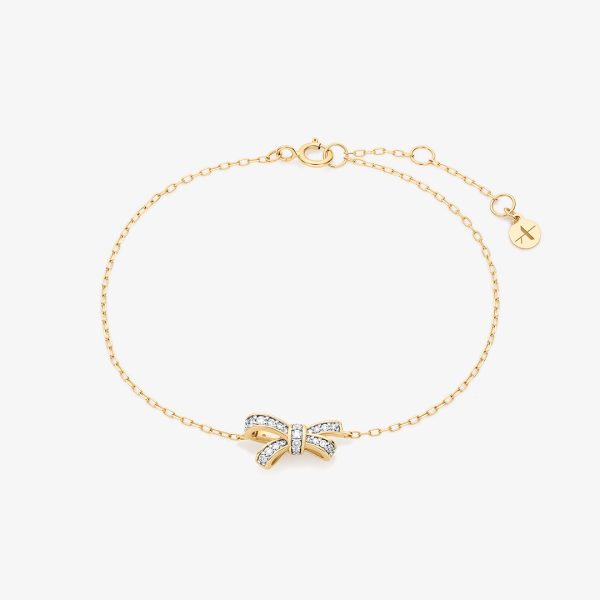 ORIANA | Lab Grown Diamond Bow Bracelet