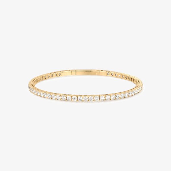 2.5 mm Lab Grown Diamond Tennis Bangle (3.8 ct. tw.)