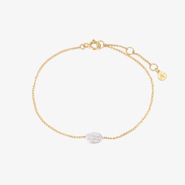 Baroque Pearl Solitaire Bracelet