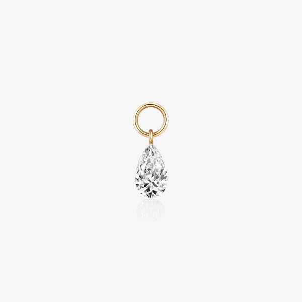 Pear Lab Grown Diamond Earring Charm