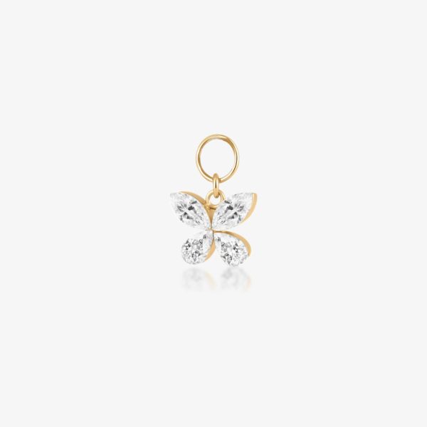 Butterfly Lab-Grown Diamond Earring Charm