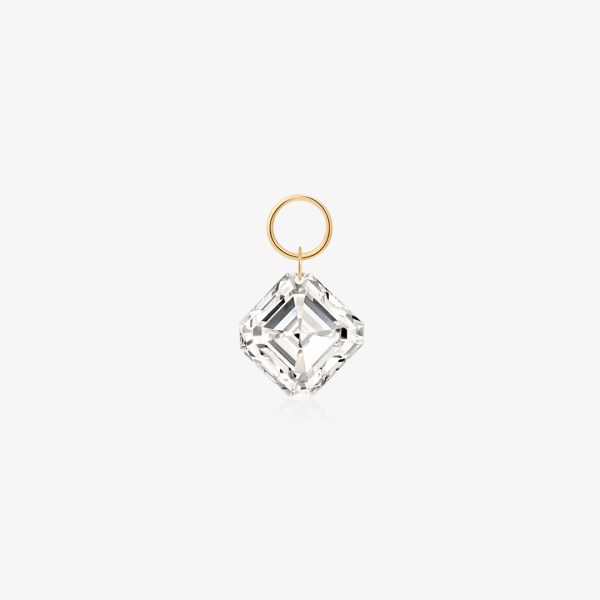 Asscher-Cut Lab-Grown Diamond Earring Charm