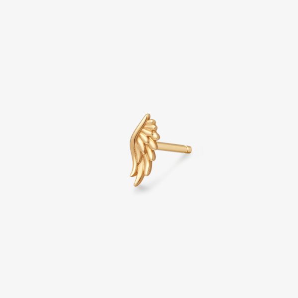 ARIEL | Angel Wing Single Stud Earring