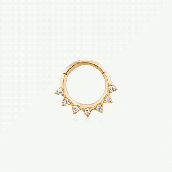 SLOANE | Lab Grown Diamond Clicker Hoop