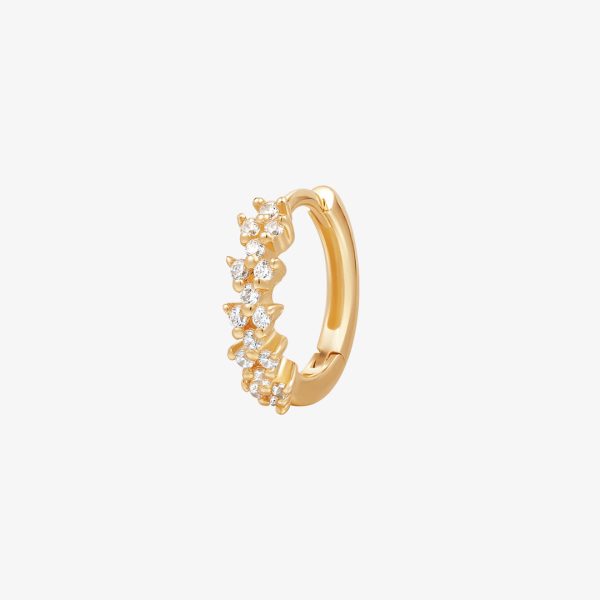 LESLIE | Natural Diamond Huggie