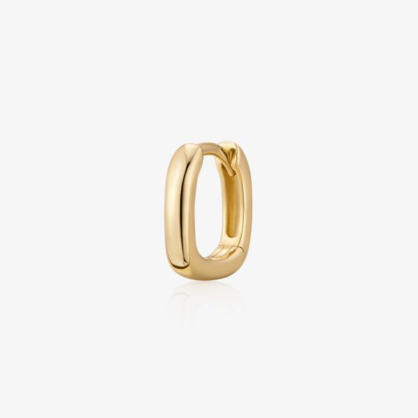DOMINIQUE | Squared Paperclip Huggie