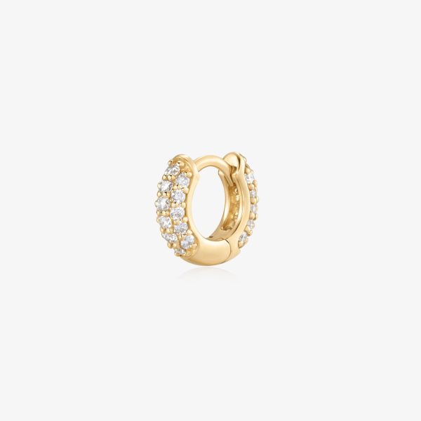 IVANKA | Double Row Lab Grown Diamond Huggie