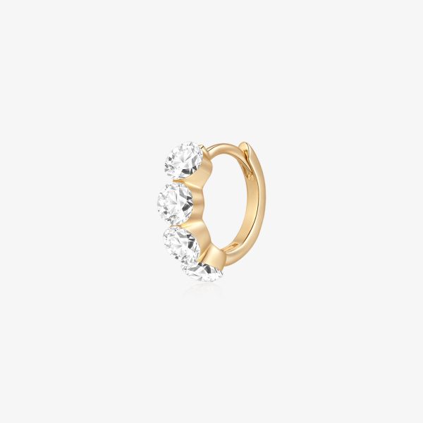 Lab Grown Diamond Huggie Hoop