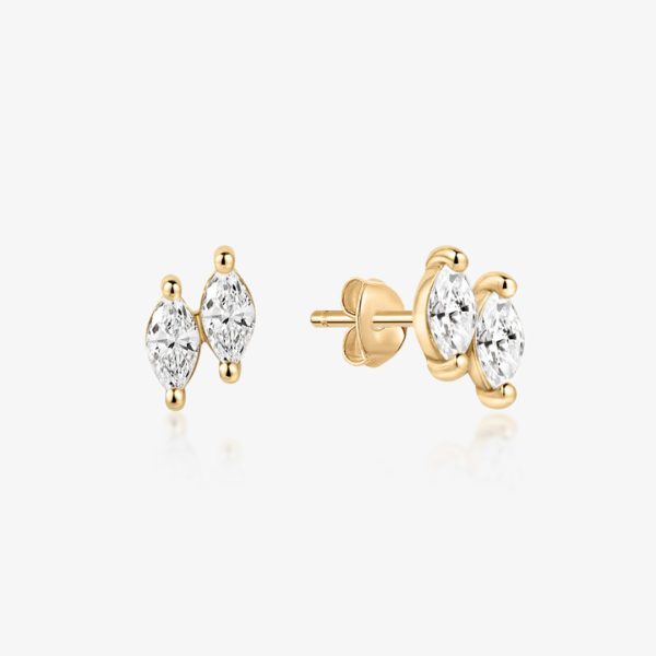 Marquise Duo Lab-Grown Diamond Studs