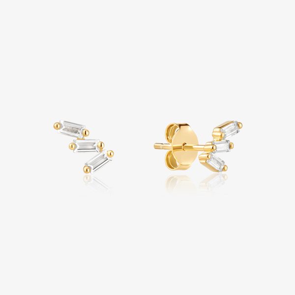 Triple Baguette Lab-Grown Diamond Studs