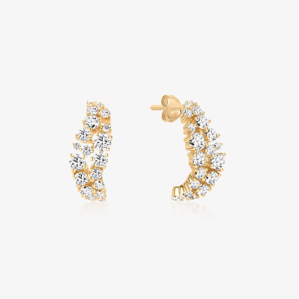 Micro-Stellar Lab-Grown Diamond Hoops