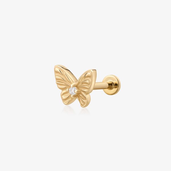MARIPOSA | Lab Grown Diamond Accent Butterfly Threaded with Flatback
