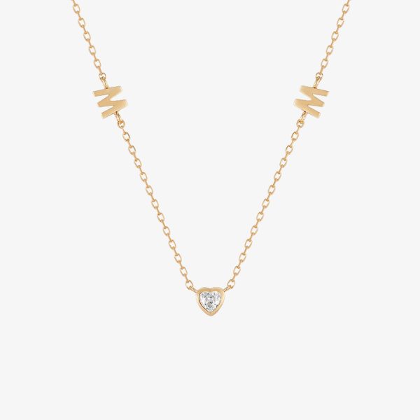 MAE | White Sapphire Mom Necklace