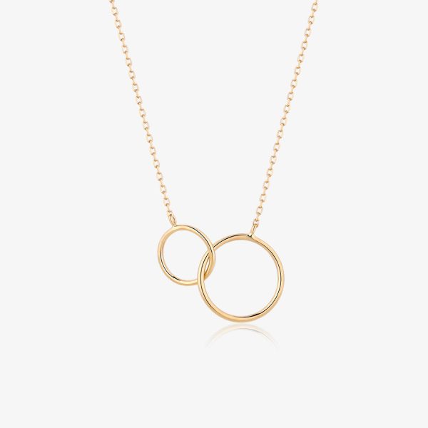 HELEN | Interlinked Circles Necklace