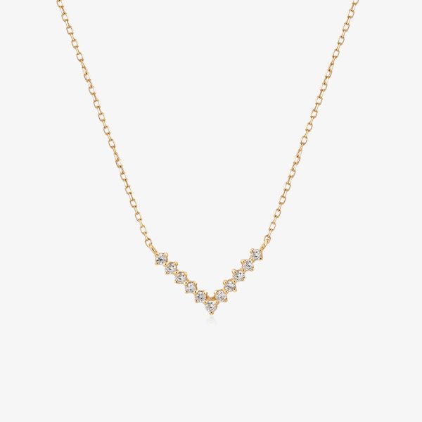 DREAM | Lab Grown Diamond Wishbone Necklace