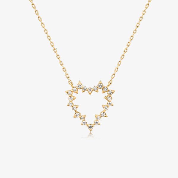 SAYLOR | Lab Grown Diamond Heart Necklace