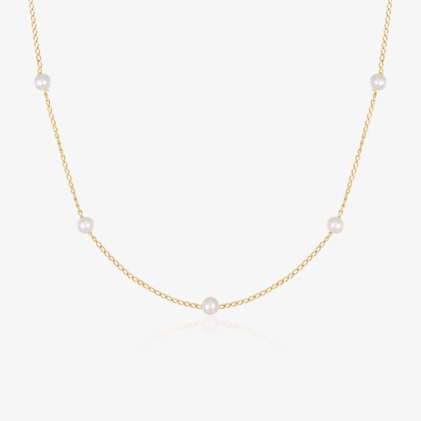 CAROLINA | Pearl Station Necklace