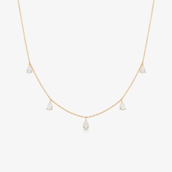 Dangling Pear Lab Grown Diamonds Necklace (1.25 ct. tw.)