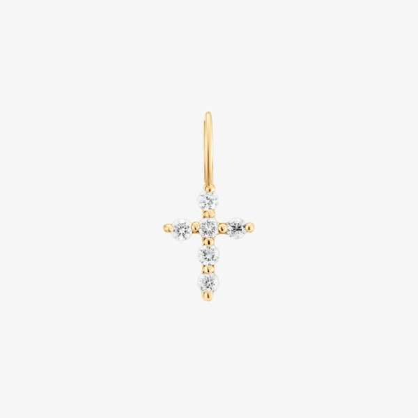 GRACE | Diamond Cross Charm
