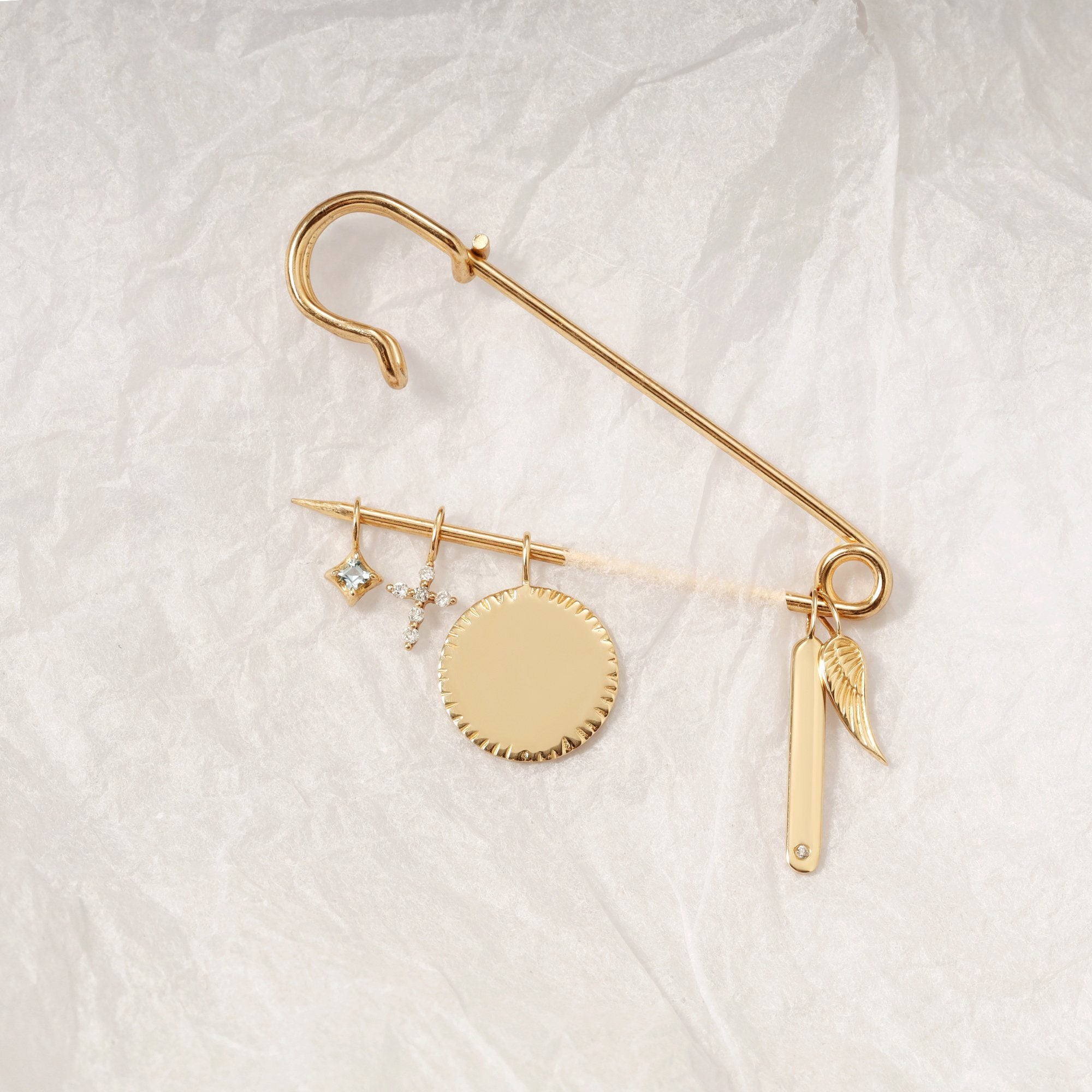 GRACE | Diamond Cross Charm - Image 3