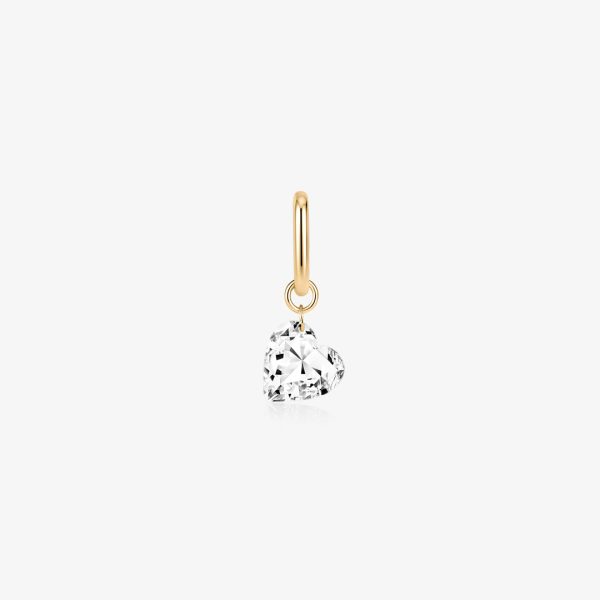 Heart Lab-Grown Diamond Charm (0.9 ct. tw.)