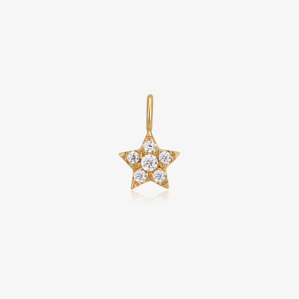 Pavé Diamond Star Charm