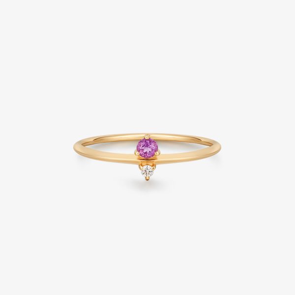 ELENA | Amethyst and Diamond Ring