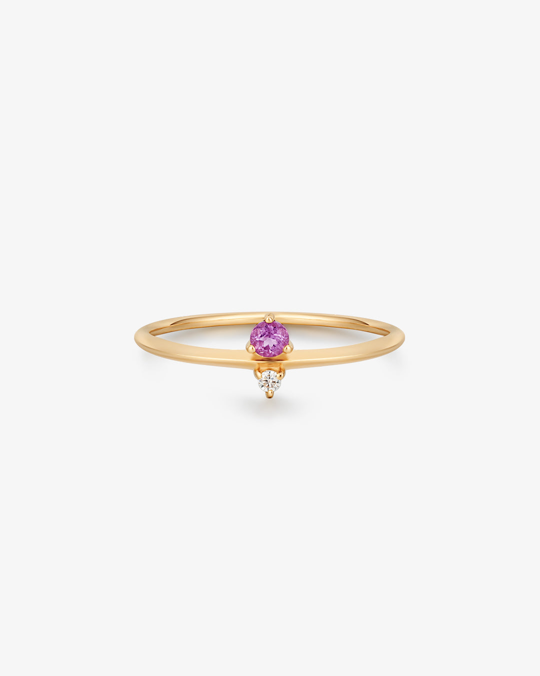 ELENA | Amethyst and Diamond Ring