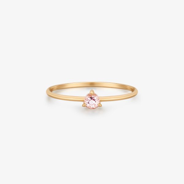BLOSSOM | Morganite Solitaire Ring