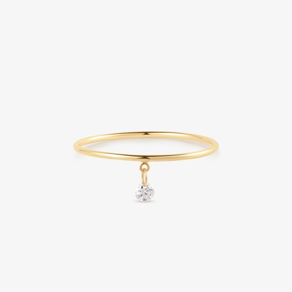 CHEVAL | Single Floating Diamond Ring