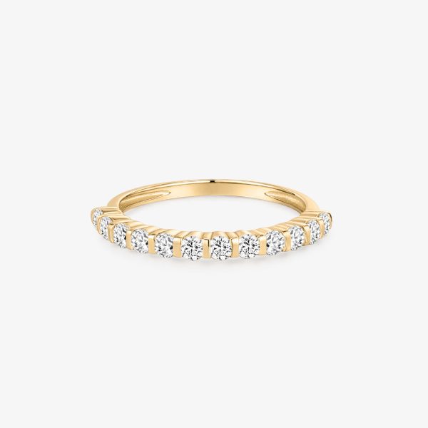 Lab Grown Diamond Half Eternity Band