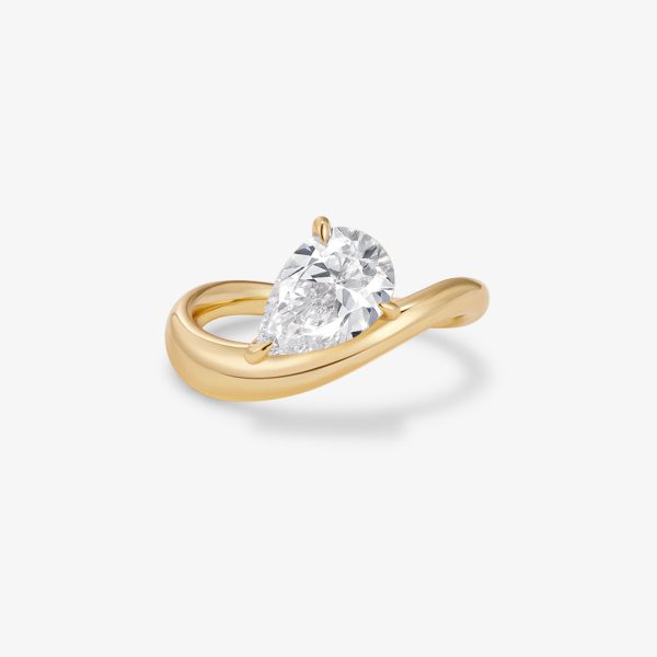Curved Lab Grown Diamond Figure Balance Ring (1.6 ct. tw.)