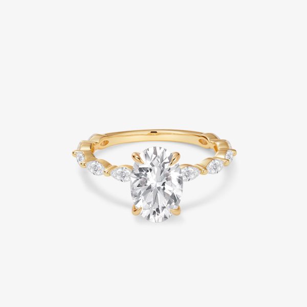 Oval Lab Grown Diamond Ring (3 ct. tw.)