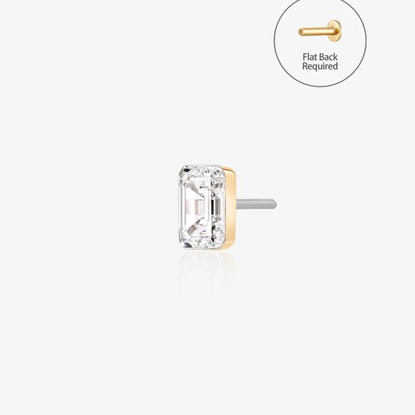 Baguette Lab-Grown Diamond Threadless End
