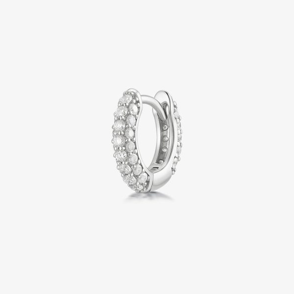 JESSIE | Lab Grown Diamond Multi Row Huggie